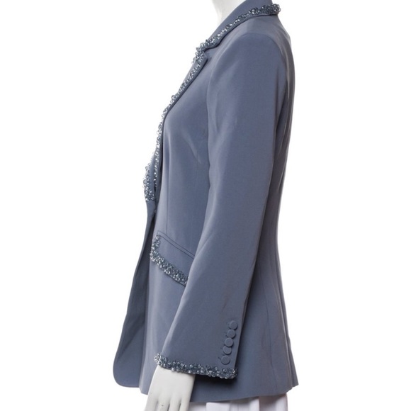 Cinq à Sept Kayden Beaded Blazer,Slate. EUC - Picture 5 of 13